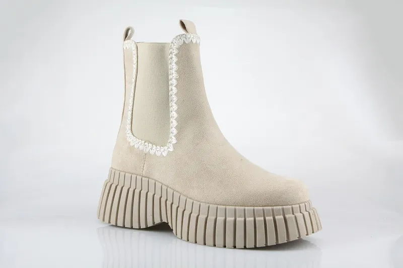 플랫폼 첼시 부츠 여성